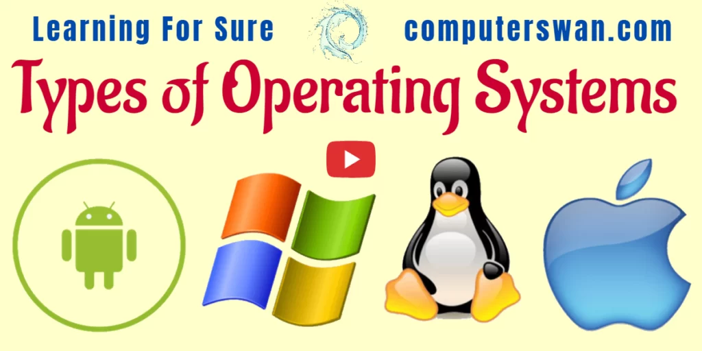 Types of Operating Systems (OS) computerswan.com